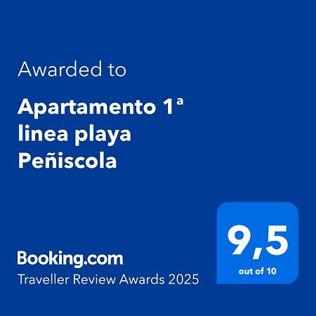 Apartamento 1ª Linea Playa Peñíscola Extérieur photo